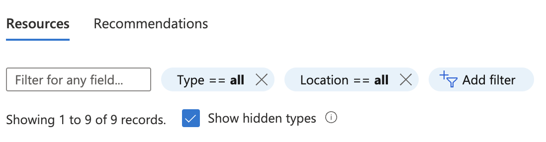 Show Hidden Azure Resource Types - AzureIs.Fun