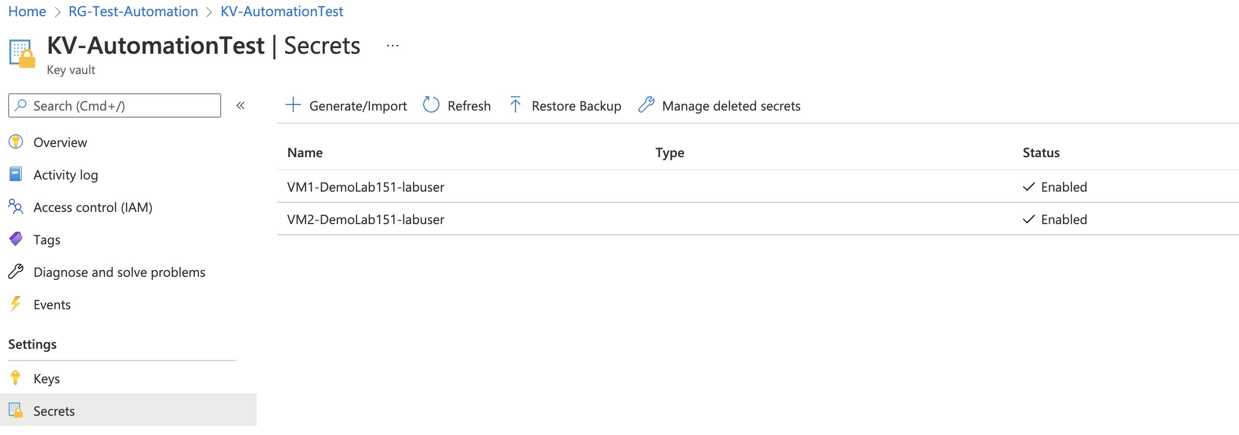 Azure KeyVault Secrets - AzureIs.Fun