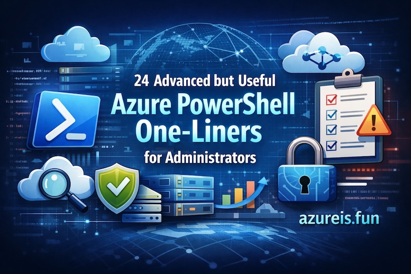 24 Useful PowerShell one-liners for Azure Administrators