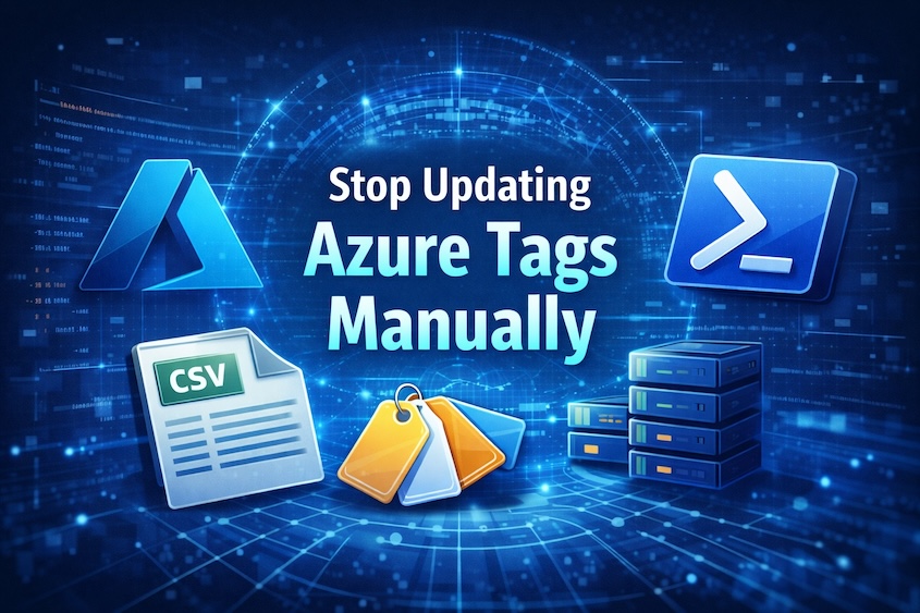 Update Azure Tags with PowerShell