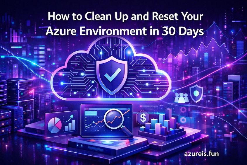 Azure Spring Cleaning Your Azure in 30 days